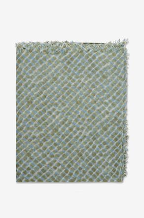 Hemisphere Rechteckige Stola aus bedruckter Wolle