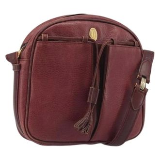 Loewe Pre-owned Shoulder Bag - Dames - Pre-owned - Rood - Maat: ONE Size Leer