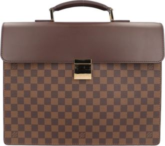 Louis Vuitton Damier Brown Damier Canvas Briefcase (Pre-Owned)