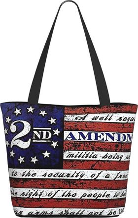 AOOEDM 2nd American Flag Ladies Shopping Bag 13x11x7in.The Perfect ValentineS Day Gift.It Is The Best ValentineS Day Gift For Mom, Daughter, Wife,Etc