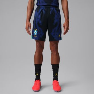 Nike Jordan Mens Brazil 2026 Stadium Away Jordan Dri-FIT Soccer Replica Shorts in Blue | IU1073-417