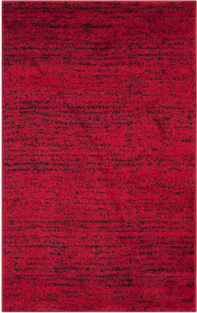 Safavieh Alfombra contempor&aacute;neo de polipropileno rojo/negro, 122 x 183 cm