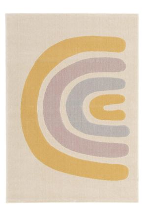 AFK Living Alfombra infantil s&uacute;per suave multicolor 80 x 150 cm