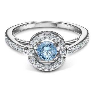 Swarovski Sprankelende Ring - Dames - Ringen - Grijs - 55 MM - Accessoires