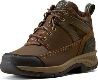 Ariat Womens Terrain Trek Waterproof Boots in Dark Chocolate, B Medium Width, Size 7.5, by Ariat