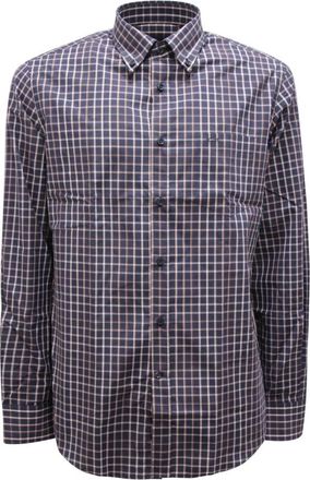 Paul & Shark Italiaans overhemd met knopen en borstzak - Heren - Casual Overhemden - Blauw - L - Overhemden