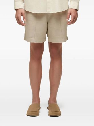 Osklen Linnen bermuda shorts - Beige
