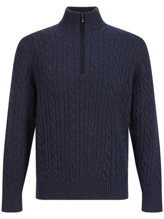 Loro Piana Treccia jumper - Blue