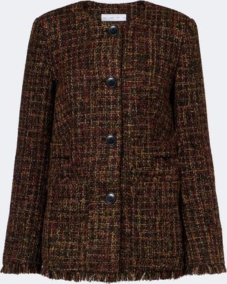 Proenza Schouler White Label Aurelia boucl&eacute; jacket