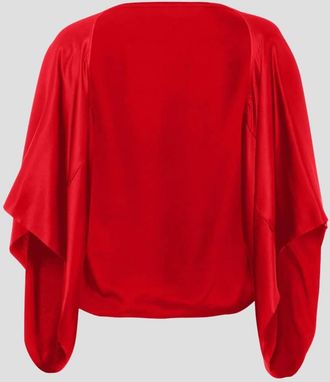 Nouvelle/Silk95Five Womens Roma Cape In Scarlet