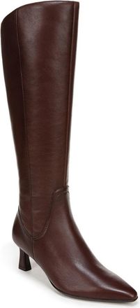 Naturalizer Womens Naturalizer Deesha Boots Brown Leather Wide Calf Knee High zogg2758