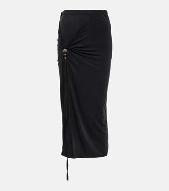 Jacquemus La Jupe Pareo Croissant midi skirt