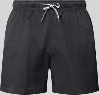 Mc Neal Badehose mit elastischem Bund und Tunnelzug in Black, Gr&ouml;&szlig;e XXL