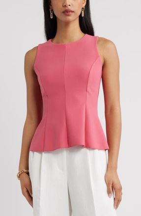 Open Edit Flared Tank in Pink Party at Nordstrom, Size Xx-Small
