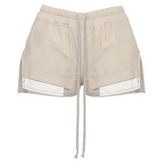 Rick Owens Short Shorts, female, Beige, Size: XS Fog Shorts