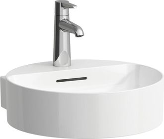 Laufen Laufen - val lavabo sobre encimera, 1 agujero para grifo, con