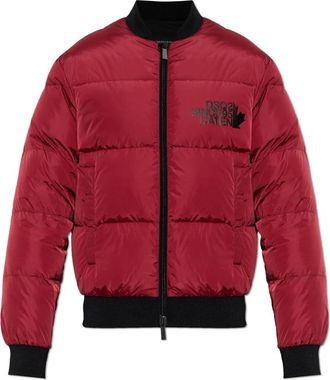 Dsquared2 Jassen, Heren, Rood, 3Xl, Katoen, Easy Puffer Bomber