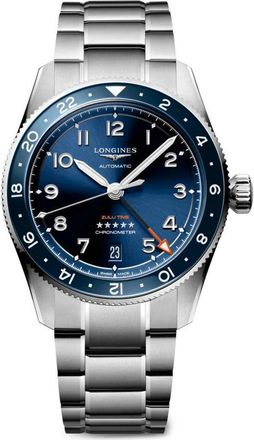 Longines Spirit Zulu Bracelet Watch, 39mm in Silver/Steel at Nordstrom