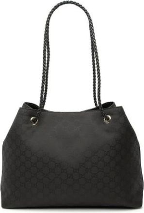 Gucci Pre-owned Tote Bags, female, Black, Size: ONE SIZE Pre-owned Tote Bag