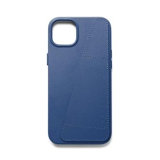Mujjo Full Leather Wallet Case for iPhone 15 Plus and 14 Plus in Monaco Blue at Nordstrom