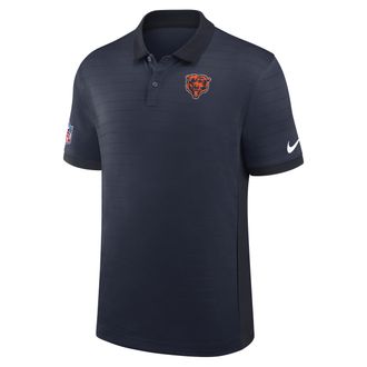 Nike Chicago Bears Sideline Victory Stripe Nike Mens Dri-FIT NFL Polo in Blue | 03BG0E077Q-RPE