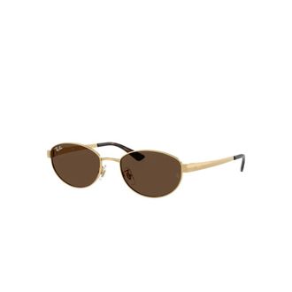 Ray-Ban Ovale Zonnebril - unisex - Zonnebrillen - Geel - 55 MM - Accessoires