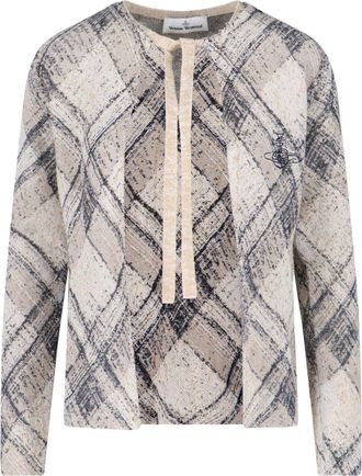 Vivienne Westwood Cardigan Broken Tartan