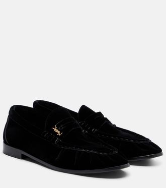 Saint Laurent Mocassini Le Loafer in velluto