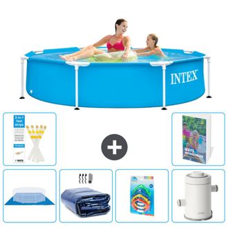 Intex Piscina Con Estructura Redonda - 244x51 Cm - 7-piezas S123