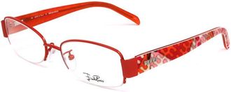 Emilio Pucci Orange Metal Glasses Womens (Frames)