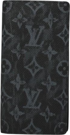 Louis Vuitton Brazza Black Canvas Wallet (Pre-Owned)