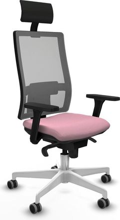 Piqueras y Crespo Sedia Ufficio Con Poggiatesta Piqueras Y Crespo 3d026g1 Rosa