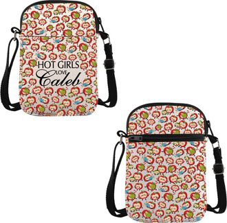 Generic PYOUL Game Inspired Gift Five Cute Characters Crossbody Bag Game Fandom Travel Bag Game Souvenir Gift (Cale CB)