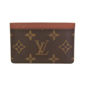 Louis Vuitton Pre-owned Simple card case M61733 - Dames - Pre-owned - Bruin - Maat: ONE Size