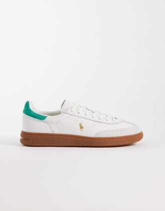 Polo Ralph Lauren Sneakers basse bianche/verdi-Bianco
