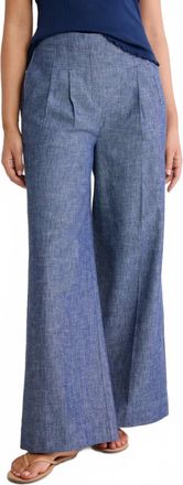 Nic+Zoe Ellis Trouser Pant In Indigo Mix