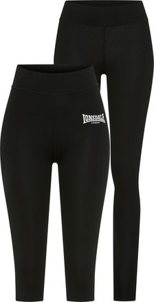 Lonsdale Leggings LONSDALE CHIPPING, Damen, Gr. XXL, N-Gr, schwarz, wei&szlig;, Obermaterial: 95% Baumwolle, 5% Elasthan, Hosen Leggings