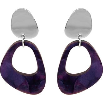 Toolally Pebble Drop Earrings in Amethyst Pearl at Nordstrom