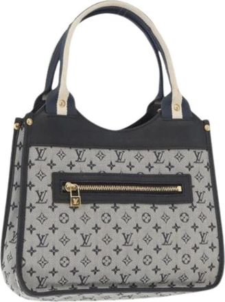 Louis Vuitton Pre-owned Handbags, female, Blue, Size: ONE SIZE Pre-owned Vintage Canvas Handbag