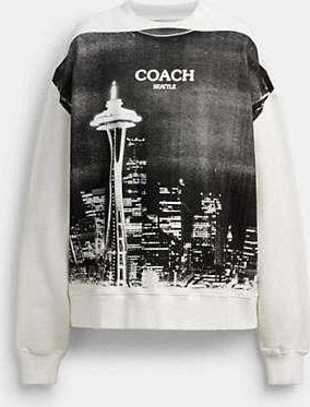 Coach Postcard Crewneck Sweatshirt