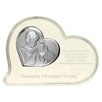 OEM Imagen Recuerdo De La Primera Comuni&oacute;n, Plata Tama&ntilde;o: 17,7x13,3cm Sku: Bc6644f/o
