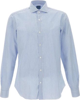 Barba Camicia a righe - Blu