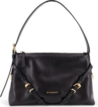 Givenchy Voyou Mini Schoudertas - Dames - Schoudertassen - Zwart - ONE Size - Leer - Tassen