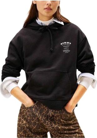 Tommy Hilfiger Western Hoodie - Dames - Hoodies - Zwart - M - Katoen - Hoodies & sweatvesten
