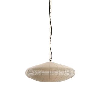 Light & Living L&aacute;mpara Colgante - Bahoto - Beige - Metal - E27 - Light&living