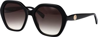 Longchamp Womens Sunglasses Black Acetate