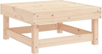 vidaXL Taburete De Jard&iacute;n Madera Maciza De Pino Vidaxl