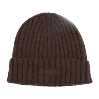 MC2 Saint Barth Wengen Beanie - Heren - Accessoires - Bruin - Maat: ONE Size Wol
