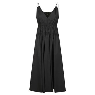 Pinko Midi Dresses, female, Black, Size: XS Amie Abito Comfort Popeline