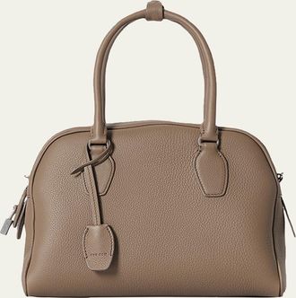 The Row India 10.0 Top-Handle Bag in Calfskin Leather